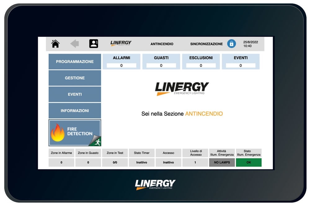 LINERGY SRL - LEN6AC4112 PANNELLO SINOTTICO REMOTO