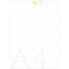 CEMBRE SPA - CEM7700716YPYM ETICHETTA LLS-ILS 25,00X50,00 MM. IN YPY