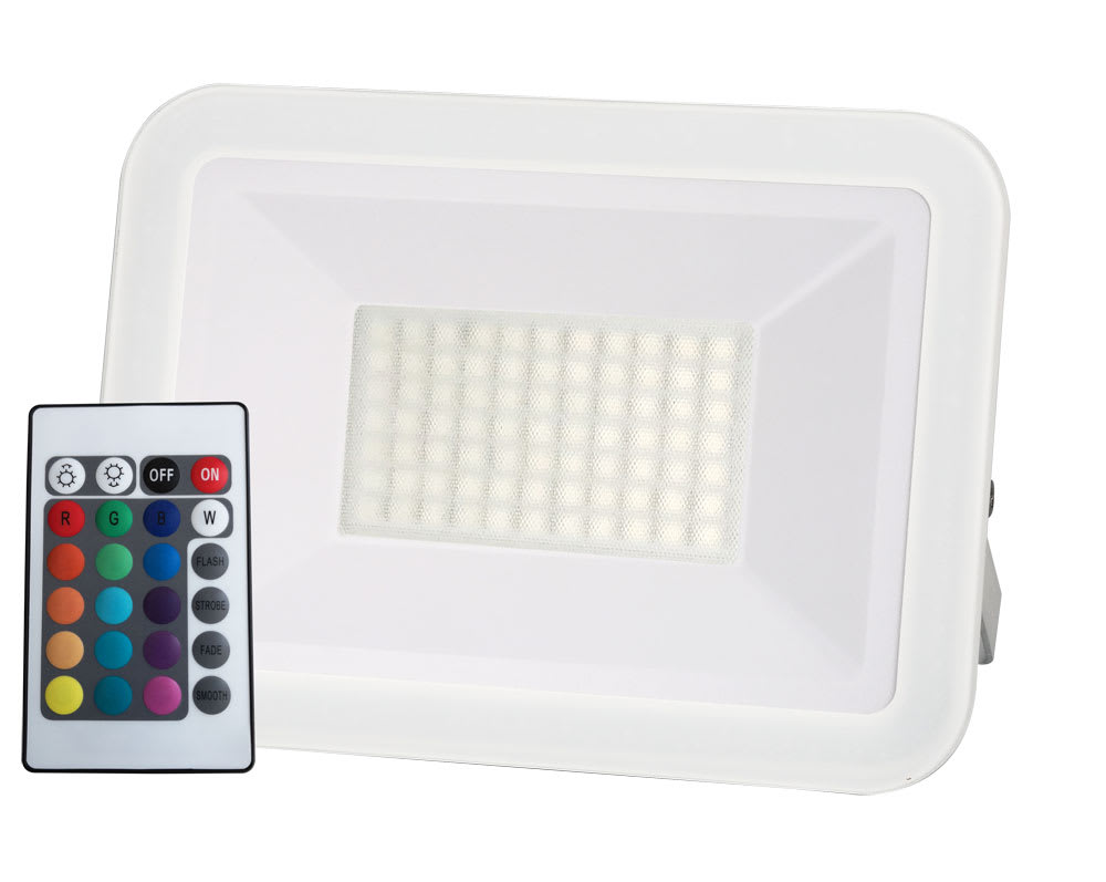 LAMPO LIGHTING TECHN - LMOFAFLAT30WRGB PROIETTORE FLAT 30W RGB 230V TEL.INCLUSO