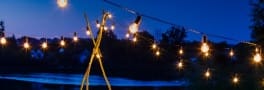 LAMPO LIGHTING TECHN - LMOKITCTNBIBC CATENARIA 11M IP65 BIANCA + FLSFE27BC