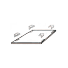 LAMPO LIGHTING TECHN - LMOPA/SUP/120 KIT PER MONTAGGIO SUPERF PER PA120X30/BN