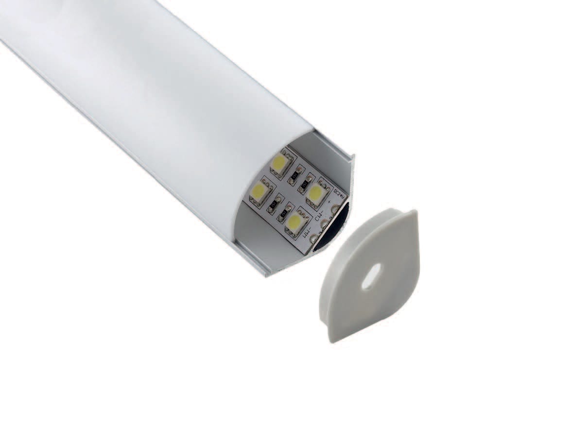 LAMPO LIGHTING TECHN - LMOPR/ANG-S/DF DIFF. POLICARBONA ANGOLARE L.2MT 20MM