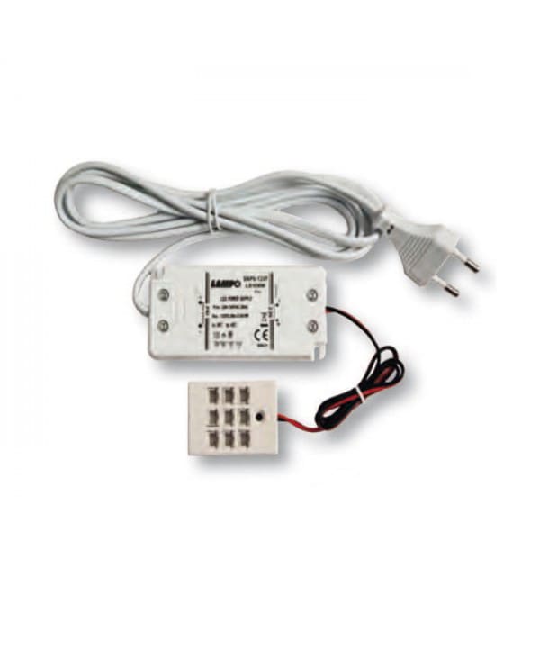 LAMPO LIGHTING TECHN - LMOSET3-9PUNTOLED SET CONV/6W + CABL. X 3-9 PUNTOLED