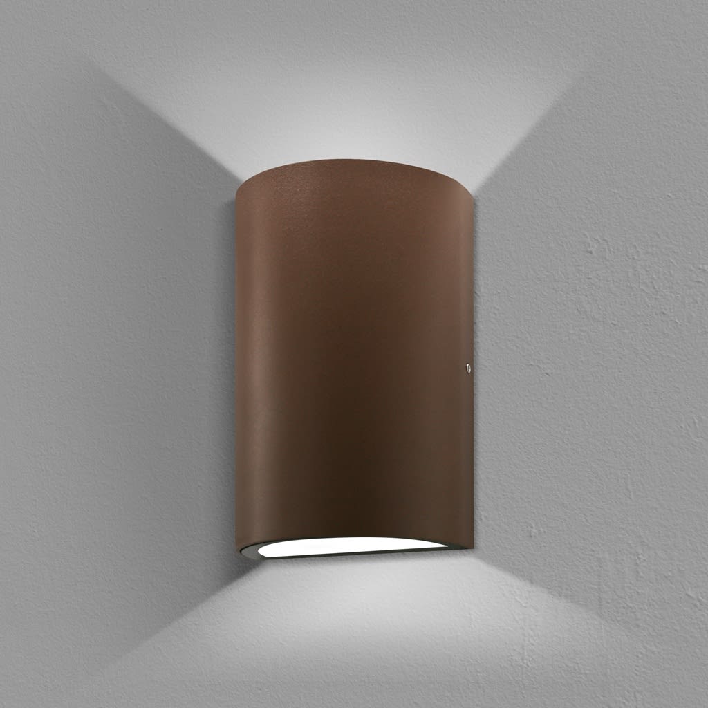 LAMPO LIGHTING TECHN - LMOUPD10WRDCNBC UP E DOWN LED 2X5W-230V 3000K S.C.CORTEN