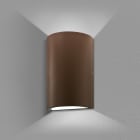 LAMPO LIGHTING TECHN - LMOUPD10WRDCNBC UP E DOWN LED 2X5W-230V 3000K S.C.CORTEN