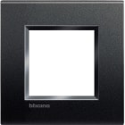 BTICINO - BTILNA4802AR Abdeckrahmen LIVINGLIGHT: 1-fach, 2 Modu