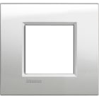 BTICINO - BTILNA4802GL LL - PLACCA 2P ARGENTO LUNARE