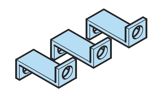 LOVATO - LOV11G373 TERNA ATTACCHI X B250/400 + RF200