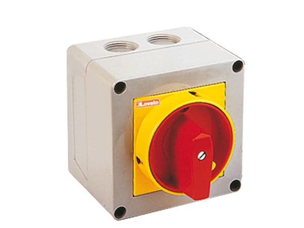 LOVATO - LOV7GN2510P25 INT. 3P 25A CASS. PLAST. 90X90 MAN. G/R