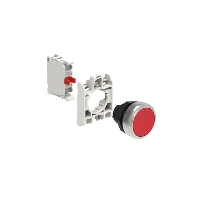 LOVATO - LOVLPCB104K01 KIT PLAST.PULS. RASATO ROSSO 1NC