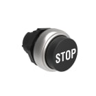 LOVATO - LOVLPCB2132 PULSANTE SPORGENTE STOP NERO