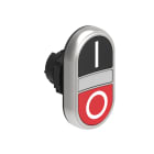 LOVATO - LOVLPCBL7122 PULSANTE DOPPIO NERO/ROSSO SIMBOLI I-O