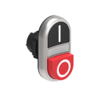 LOVATO - LOVLPCBL7222 PULSANTE DOPPIO NERO/ROSSO SIMBOLI I-O