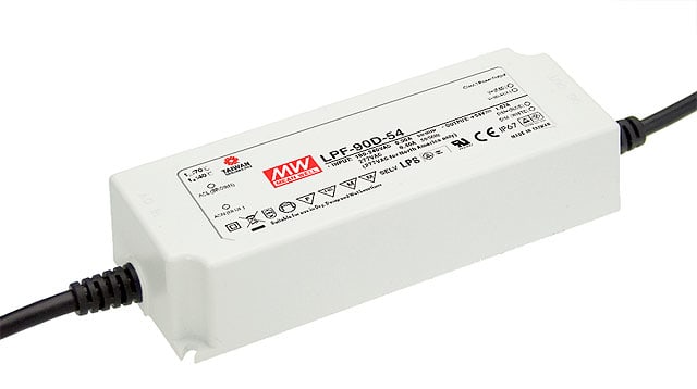 DIGIMAX SRL - DIXLPF-90D-24 DRIVER LED 24V 90W IP67 DIM 1-10 90-305V
