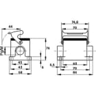 LAPP ITALIA SRL - LPP79005400 H-B 6 SGRH M32 ZW. BOX MOUNT BASE