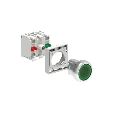 LOVATO - LOVLPSBL103K11PB3 KIT MET.PULS.LUM. VERDE 1NO+1NC 24V