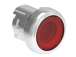 LOVATO - LOVLPSBL104 PULSANTE LUMINOSO MET. RASATO ROSSO