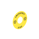 LOVATO - LOVLPXAU115 DISCO PLAST. 60MM EMERGENCY-STOP