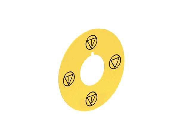 LOVATO - LOVLPXAU123 DISCO PLAST. 60MM EMERGENCY-STOP ISO