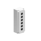 LOVATO - LOVLPZM6A8 PULSANTIERA METALLICA GRIGIA A 6 FORI