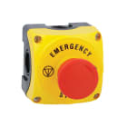 LOVATO - LOVLPZP1B5600 PULS. GIA.+40MM SG.ROTAZ+1NC+EMERGEN STP