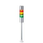 PATLITE EUROPE GMBH - PMHLR6-302PJBU-RYG Torretta di segnalazione, nera, 2moduli, 24 V DC, 60mm, M30, conn.M12, 5pin,buzzer