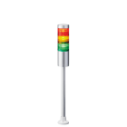PATLITE EUROPE GMBH - PMHLR6-302PJNU-RYG Torretta di segnalazione, nera, 2 moduli, 24 V DC, 60mm, M30, conn.M12,5pin,buzzer