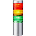 PATLITE EUROPE GMBH - PMHLR6-302WJNU-RYG Torretta, bianco, 3 livelli, 24VDC, 60mm, paletto con staffa pieghevole, cavo