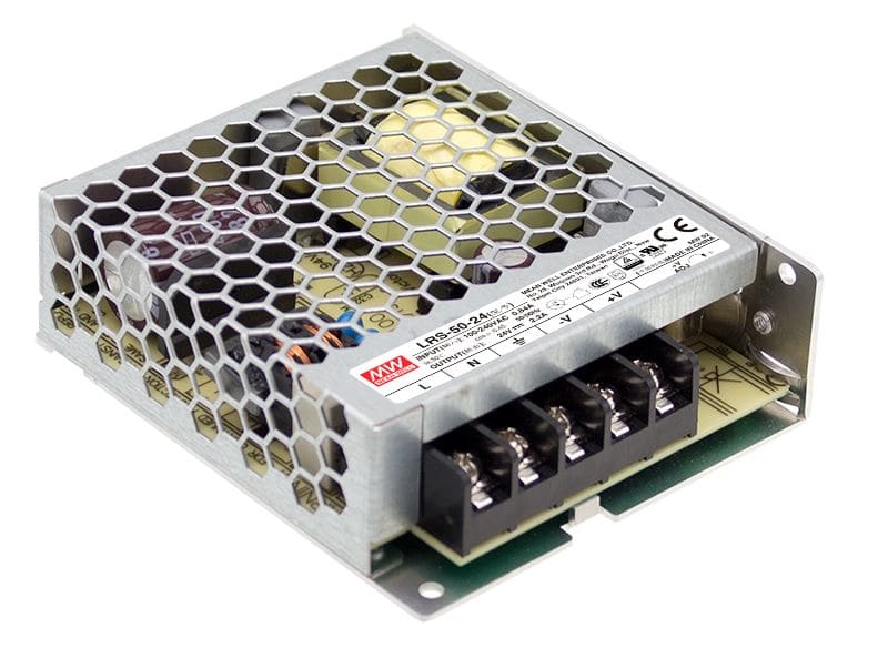 DIGIMAX SRL - DIXLRS-50-5 ALIMENTATORE AC/DC 5V 50W ULTRA COMPATTO