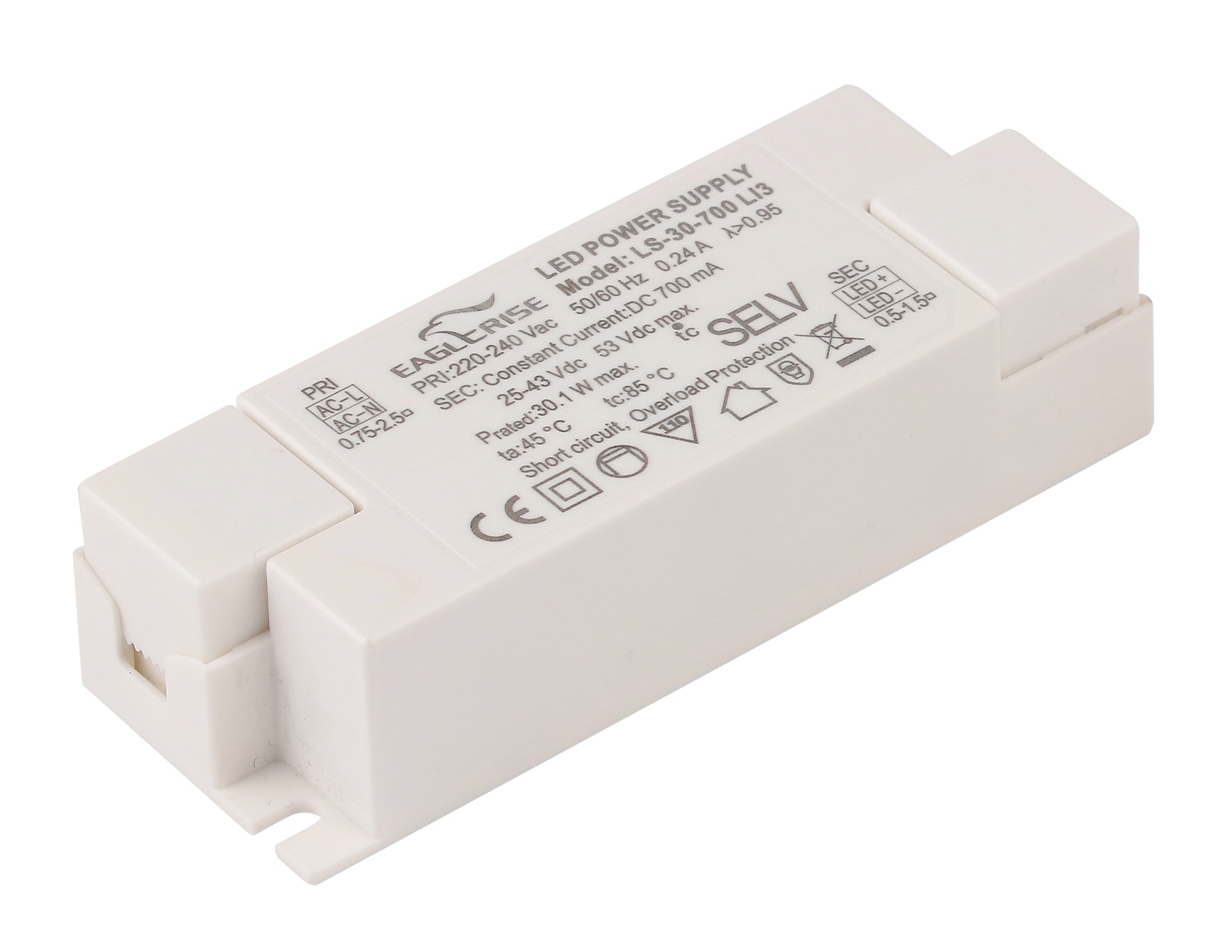 DIGIMAX SRL - DIXLS-30-700 LI3 DRIVER CORRENTE COSTANTE 700MA 30W IP20