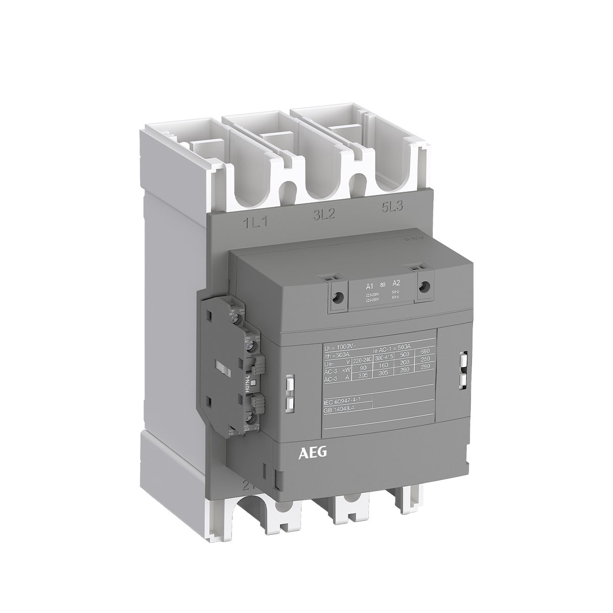 ELETTRA SRL AEG - AEGLS132N3011-AN CONTATTORE DDI AEG 132KW 3P 1NO+1NC 230V 50/60HZ