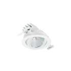 SIGNIFY ITALY SPA - PHA97889100 LuxSpace Accent Compact Adjustable, 23.5 W, D125 mm, 2850 lm, 3000 K, Fascio medio, Riflettore PerfectAccent, Bianco, IP20