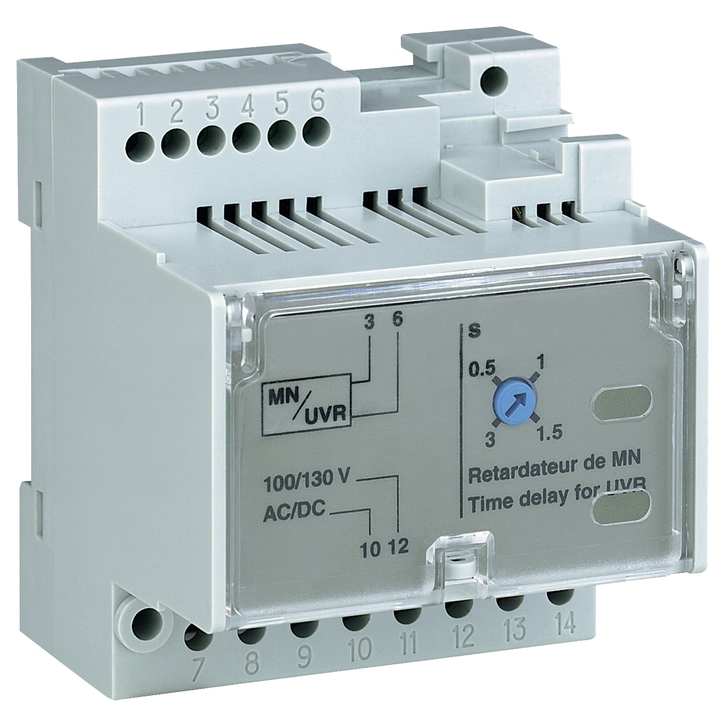 SCHNEIDER ELECTRIC - SNRLV833682SP Bobina di minima tensione MN con regolazione 200/250 Vca/cc