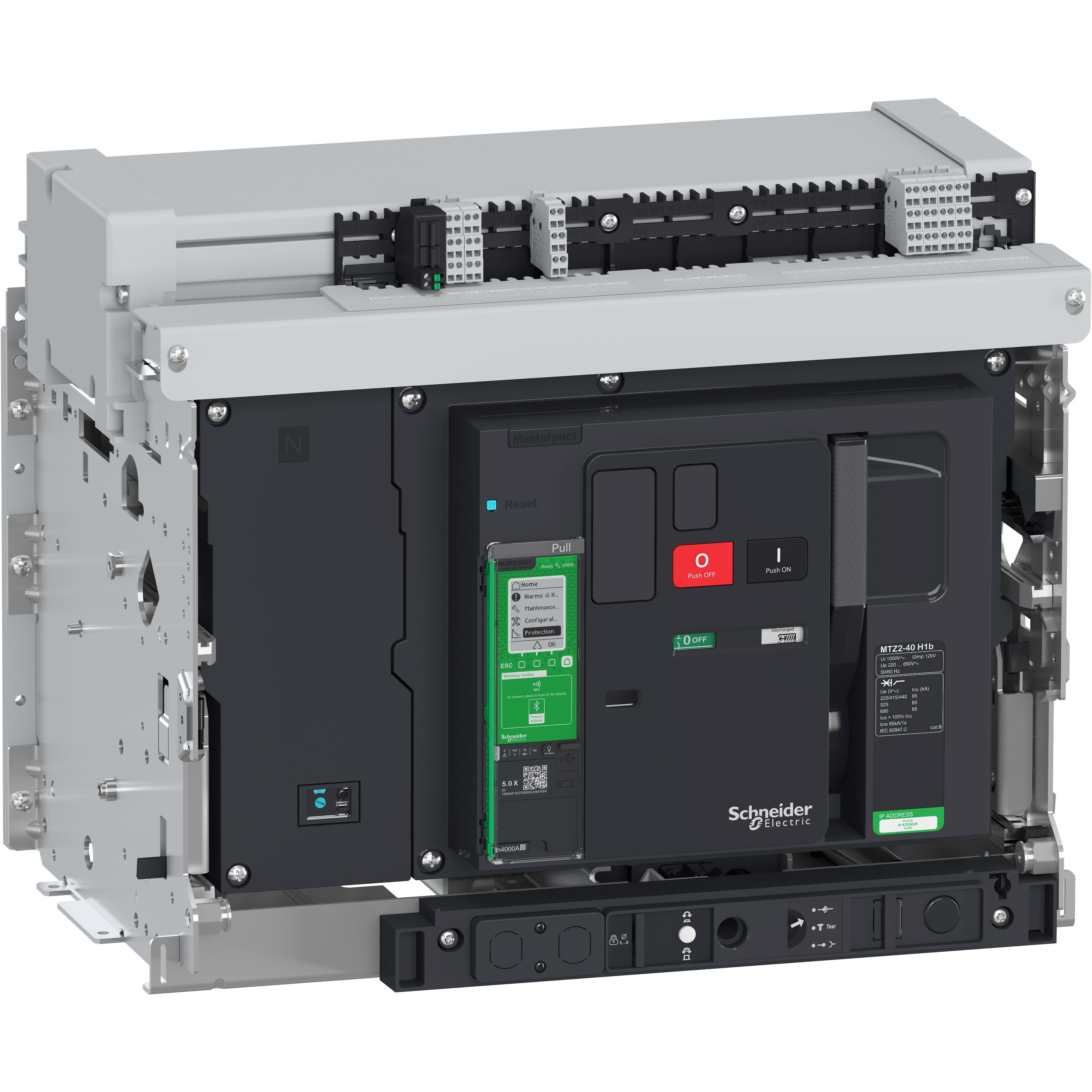 SCHNEIDER ELECTRIC - SNRLV864981 MTZ2 40 H1B 4P ESTR SENZA MICROLOGIC
