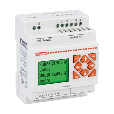LOVATO - LOVLVMP30A240 RELE  SCAMBIO 3-4 POMPE, ALIM.100-240VAC