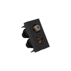 FAIT SRL - FIT5122402 LVS/FI - PRESA DOP.FF+IECF COMP. LEGRAND VELA SCURA