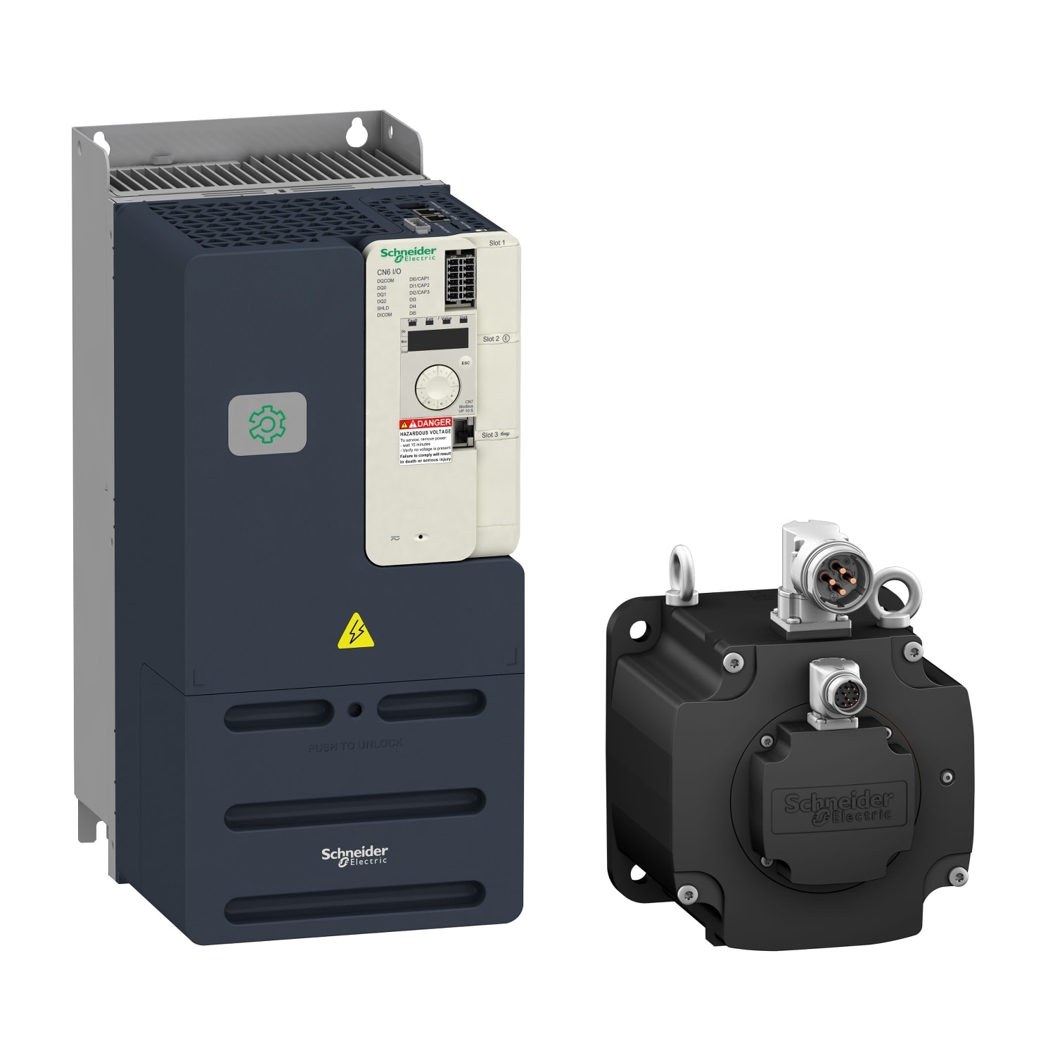 SCHNEIDER ELECTRIC - SNRLXM32MC10N4 LXM32 SIZE 4 100A RMS PEAK 3PH 480V
