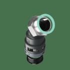 TEAFLEX - TEAM8BBF23P21 CURVA 45?IP68 BF23 PG21 NERO