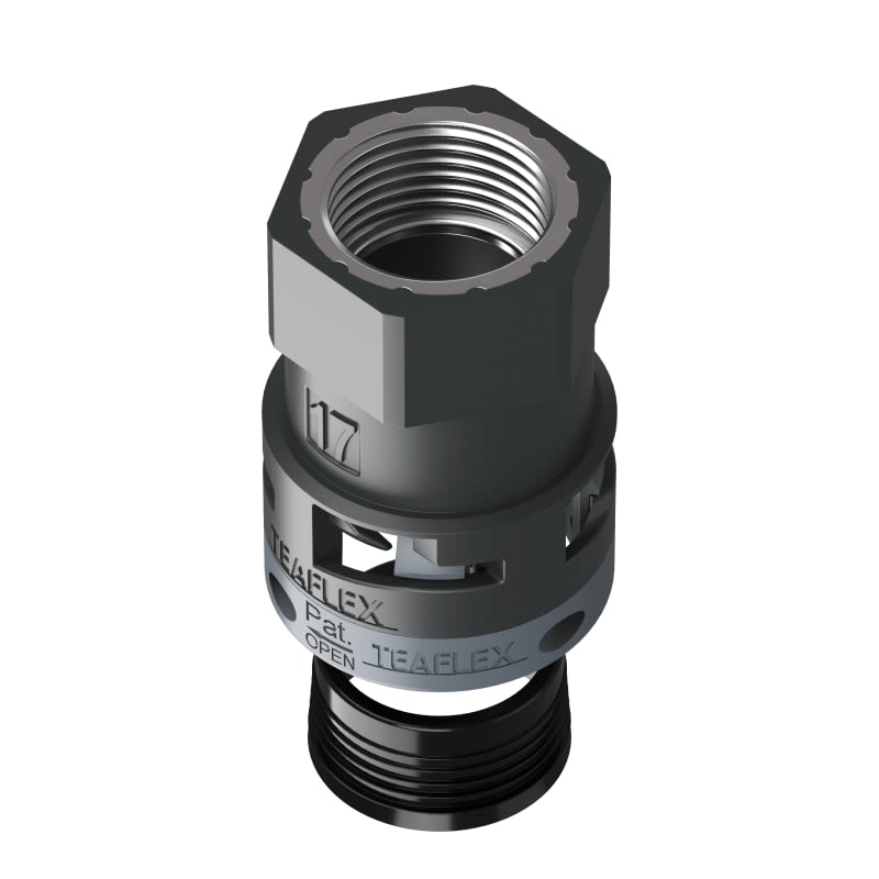 TEAFLEX - TEAM8BSF17M20 FEMM.IP68 SF17 METALLO M20X1,5