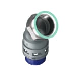 TEAFLEX - TEAM8GBF48P48 CURVA 45?IP68 BF48 PG48 GRIGI