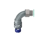 TEAFLEX - TEAM8GBN17P16 CURVA 90?IP68 BN17 PG16 GRIGI