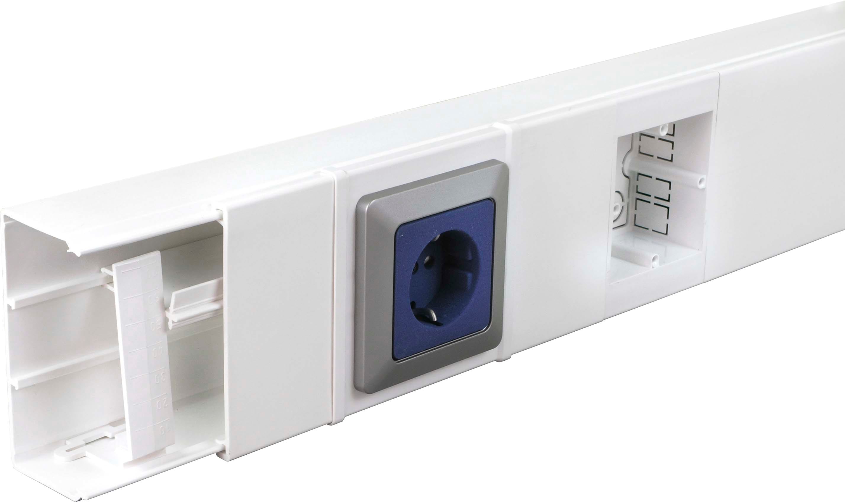 DIETZEL - DIE019008 PVC-Maxikanal, 75x75 mm, weiA, 3 m