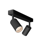 ROSSINI - RSSMAN004N APPLIQUE/PLAFONIERA 2 ELEMENTI NERO GU10 IP20