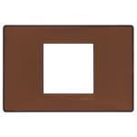 VIMAR SPA - VIW14652.49 Placca 2M centrali Reflex tabacco