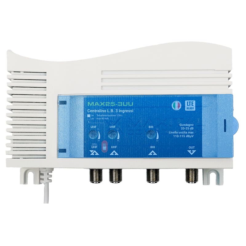 FTE MAXIMAL ITALIA S - FTEMAX25-3UU MAX25-3UU CENT 3 IN BIII+DAB/UHF/UHF 25D