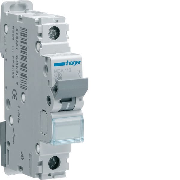 HAGER - HAGMCA132 INTERR. AUTOM.1P 32A 6 KA C 1M