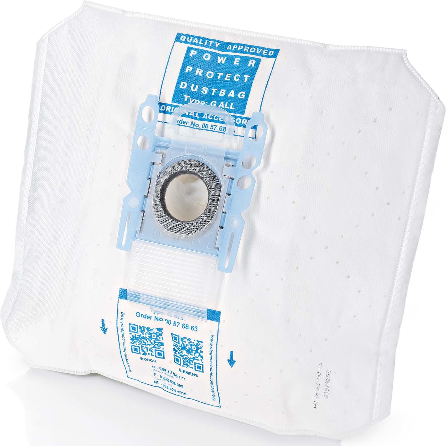 Siemens Hausgerate - SIZVZ41FGALL Staubbeutel PowerProtect, 4 StA1/4ck