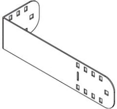 DIETZEL - DIE040577 Rinnenabschlussblech, 200x85 mm, inkl. 2