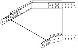 DIETZEL - DIE078540 Rinnenbogen, 45A^, Brandschutz, 300x60 m