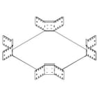 DIETZEL - DIE078666 Rinnenkreuzung, 100x110 mm, inkl. 8x KLR